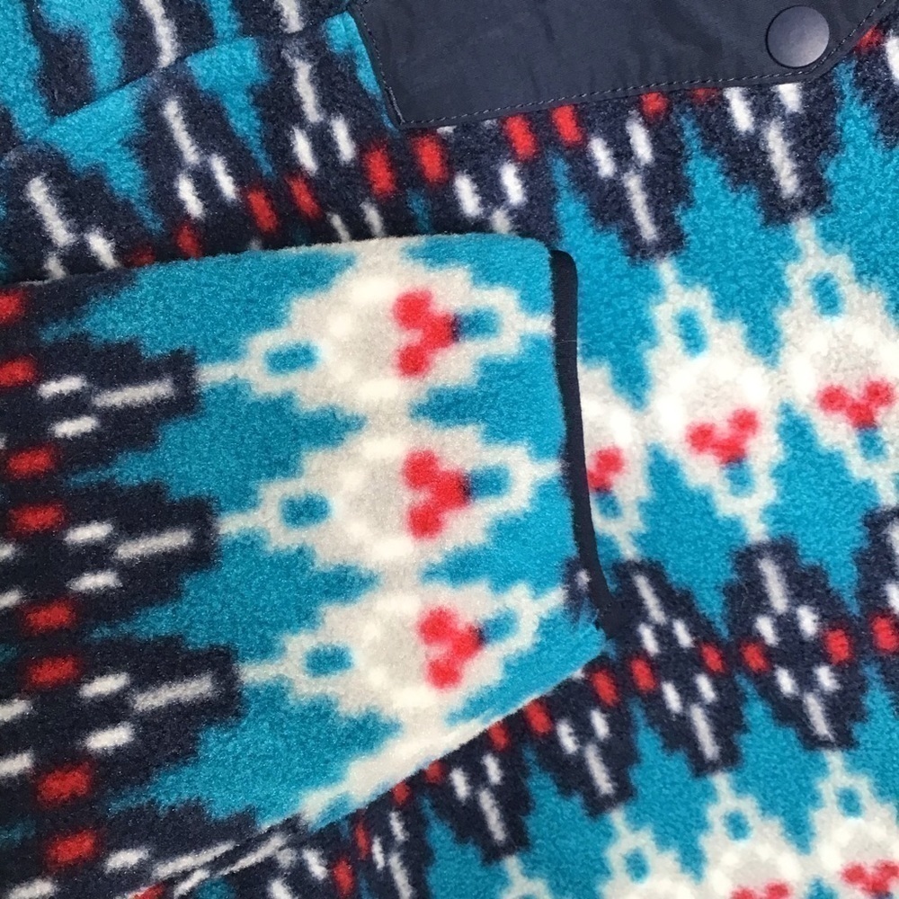 Patagonia Mens Synchilla Snap-T Fleece Pullover Forest Carpet: Deep Sea Blue - Picture 5 of 9